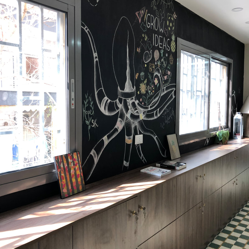 The Olive Grove Artwork wall